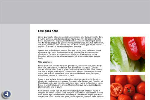 Text layout 4
