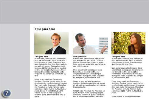 Text layout 7